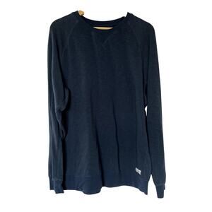 Banks Journal organic cotton blue crewneck pullover sweater‎ men's size large